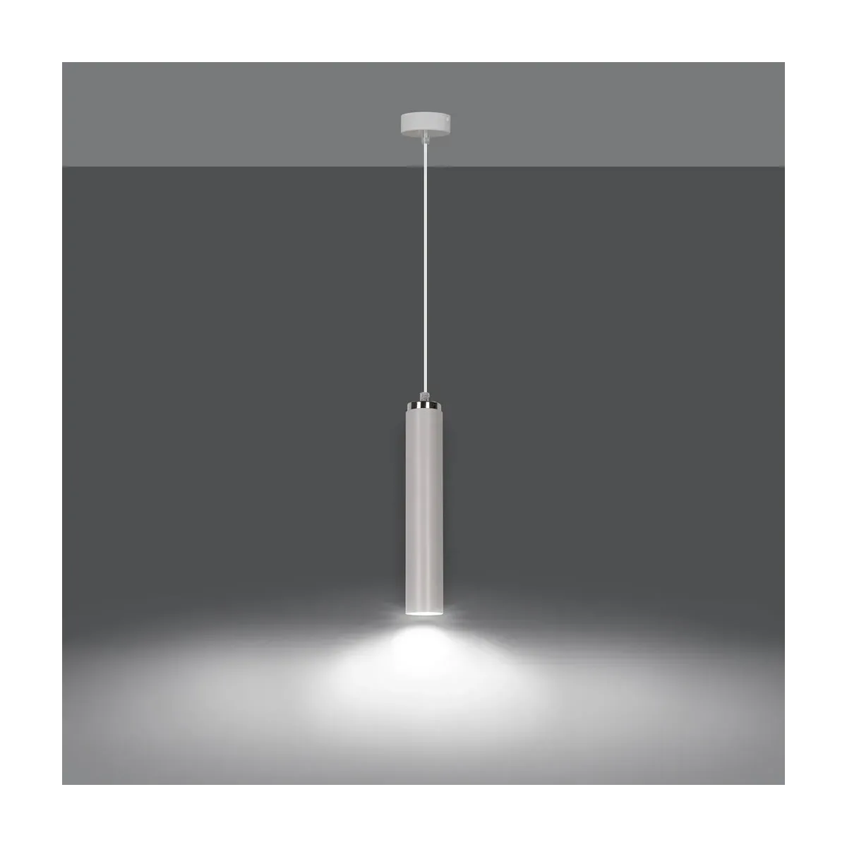 Lampa wisząca LUNA 1 WHITE EMIBIG