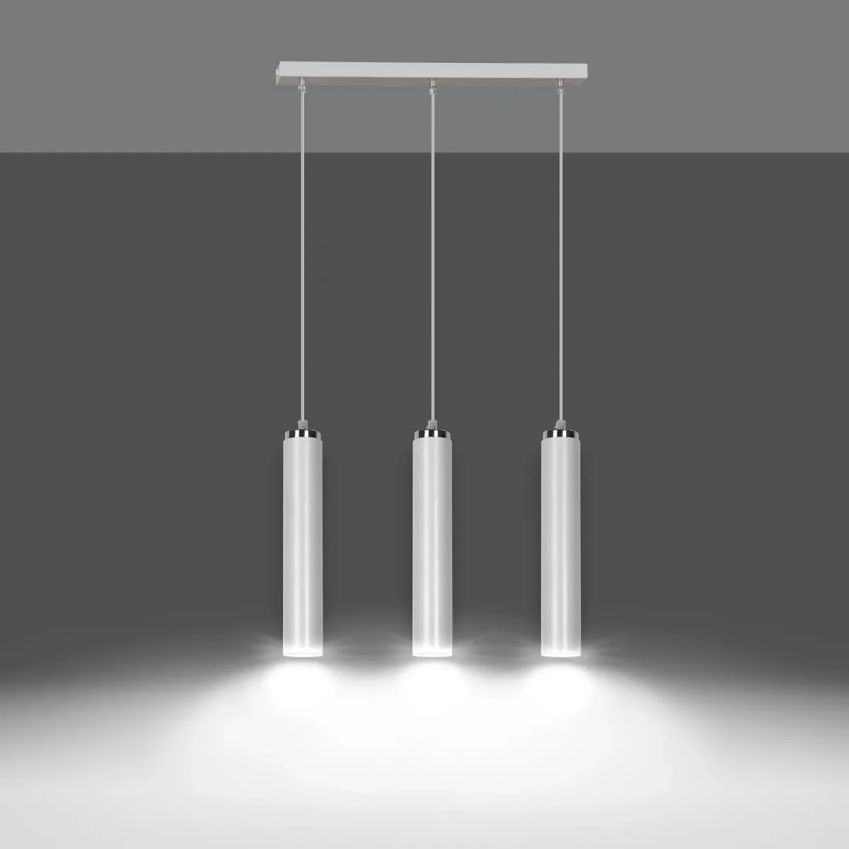 Lampa wisząca LUNA 3 WHITE EMIBIG