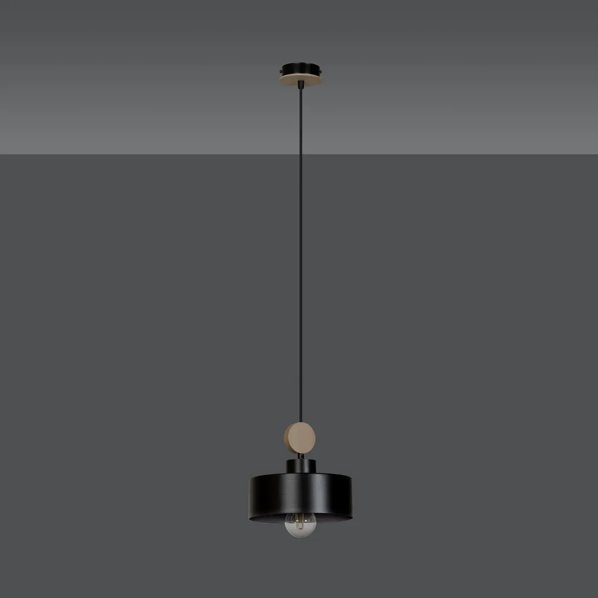 Lampa wisząca TUNISO 1 BLACK EMIBIG