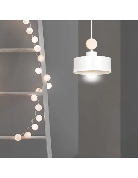 Lampa wisząca TUNISO 1 WHITE EMIBIG
