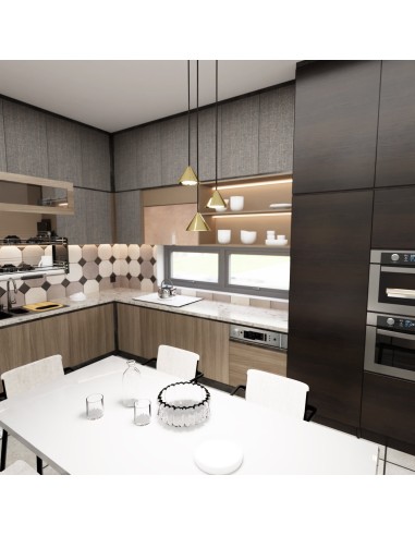 Lampa wisząca ELIT 3 PREMIUM GOLD EMIBIG