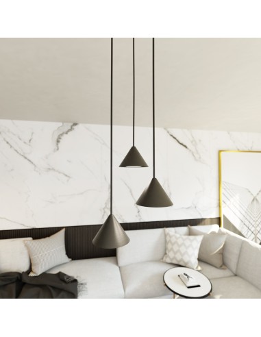 Lampa wisząca ELIT 3 PREMIUM BLACK EMIBIG