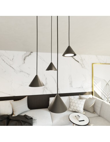 Lampa wisząca ELIT 4 PREMIUM BLACK EMIBIG