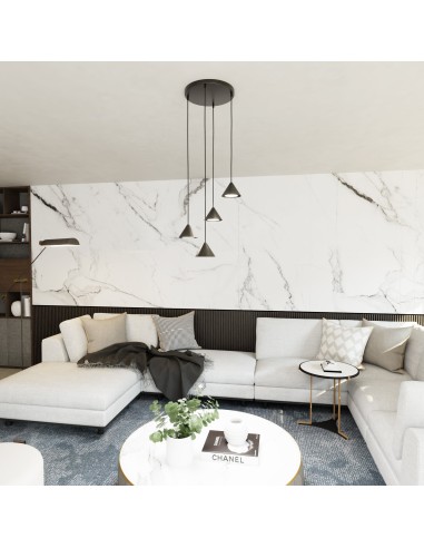 Lampa wisząca ELIT 4 PREMIUM BLACK EMIBIG