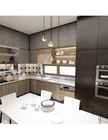 Lampa wisząca ELIT 4 PREMIUM GOLD EMIBIG