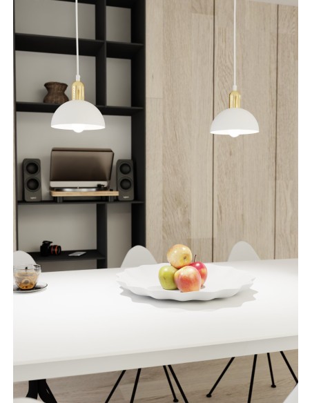 Lampa wisząca MOTO 1 WHITE EMIBIG