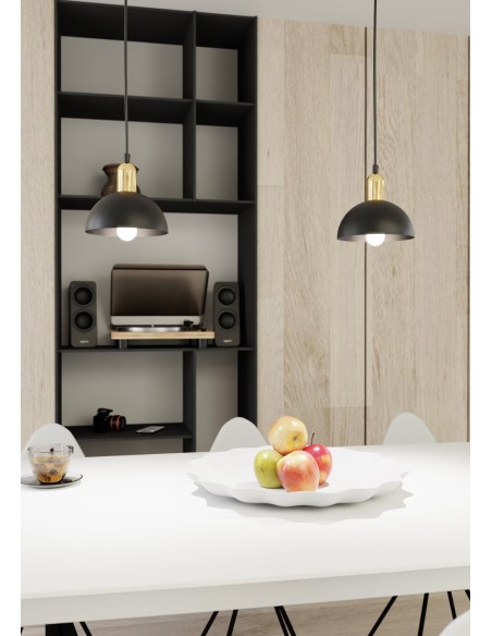 Lampa wisząca MOTO 1 BLACK EMIBIG