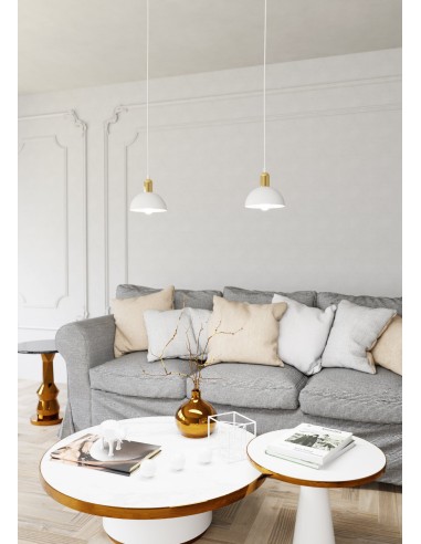 Lampa wisząca MOTO 1 WHITE EMIBIG