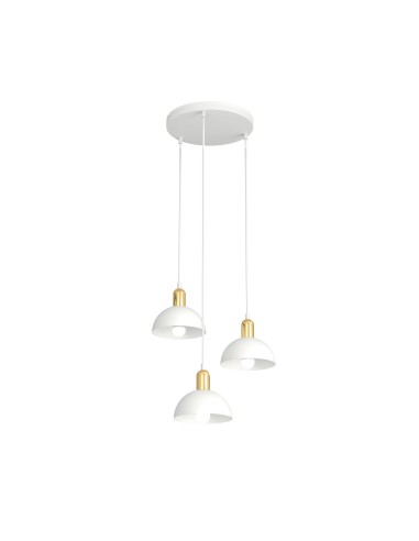 Lampa wisząca MOTO 3 WHITE PREM EMIBIG