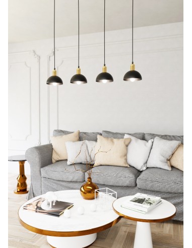 Lampa wisząca MOTO 4 BLACK EMIBIG