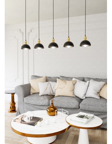 Lampa wisząca MOTO 5 BLACK EMIBIG