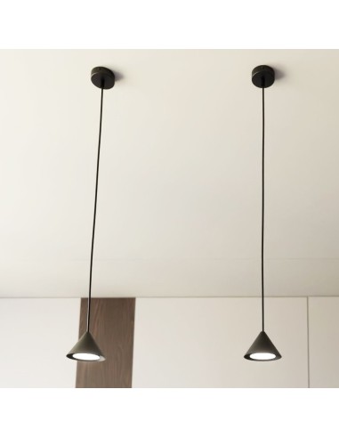 Lampa wisząca ELIT 1 BLACK EMIBIG