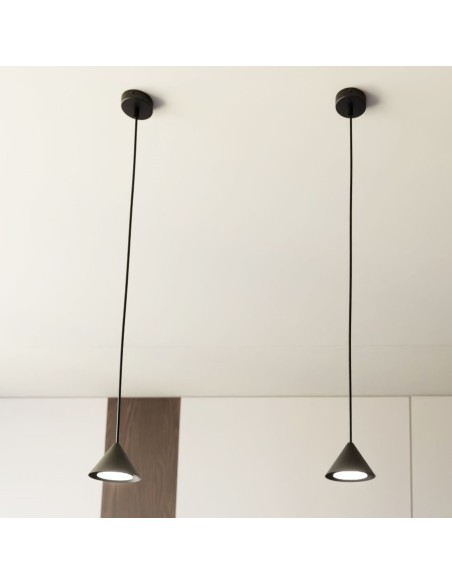 Lampa wisząca ELIT 1 BLACK EMIBIG