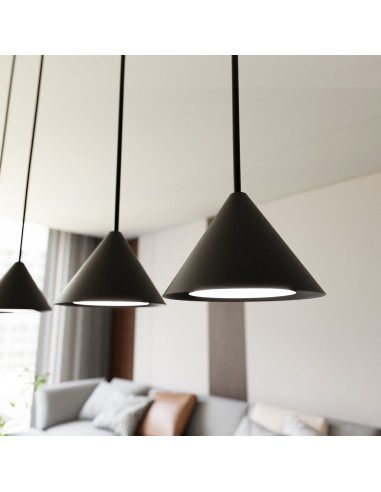 Lampa wisząca ELIT 1 BLACK EMIBIG