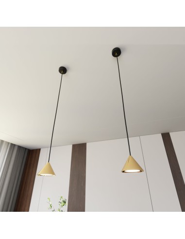 Lampa wisząca ELIT 1 GOLD EMIBIG