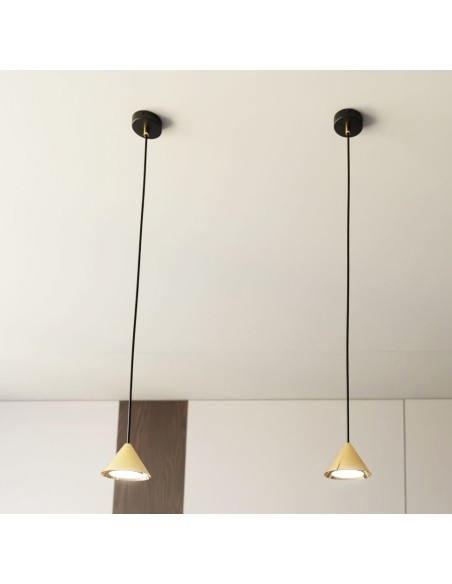 Lampa wisząca ELIT 1 GOLD EMIBIG