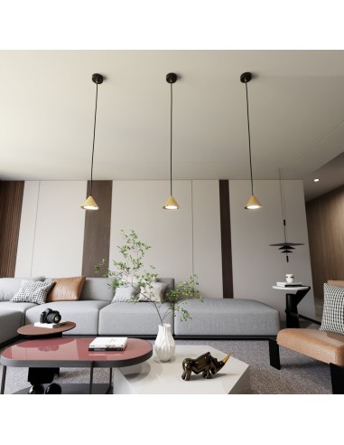 Lampa wisząca ELIT 1 GOLD EMIBIG