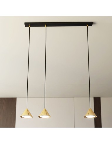 Lampa wisząca ELIT 3 GOLD EMIBIG