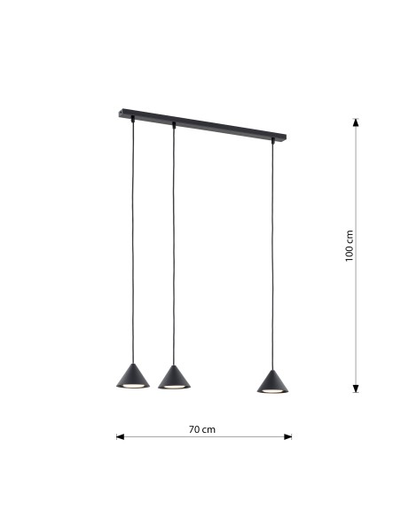 Lampa wisząca ELIT 3 EMIBIG
