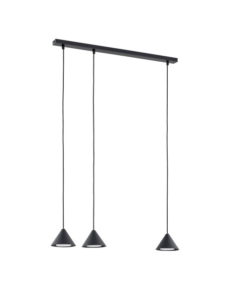 Lampa wisząca ELIT 3 BLACK EMIBIG