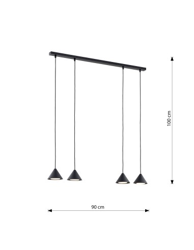 Lampa wisząca ELIT 4 EMIBIG