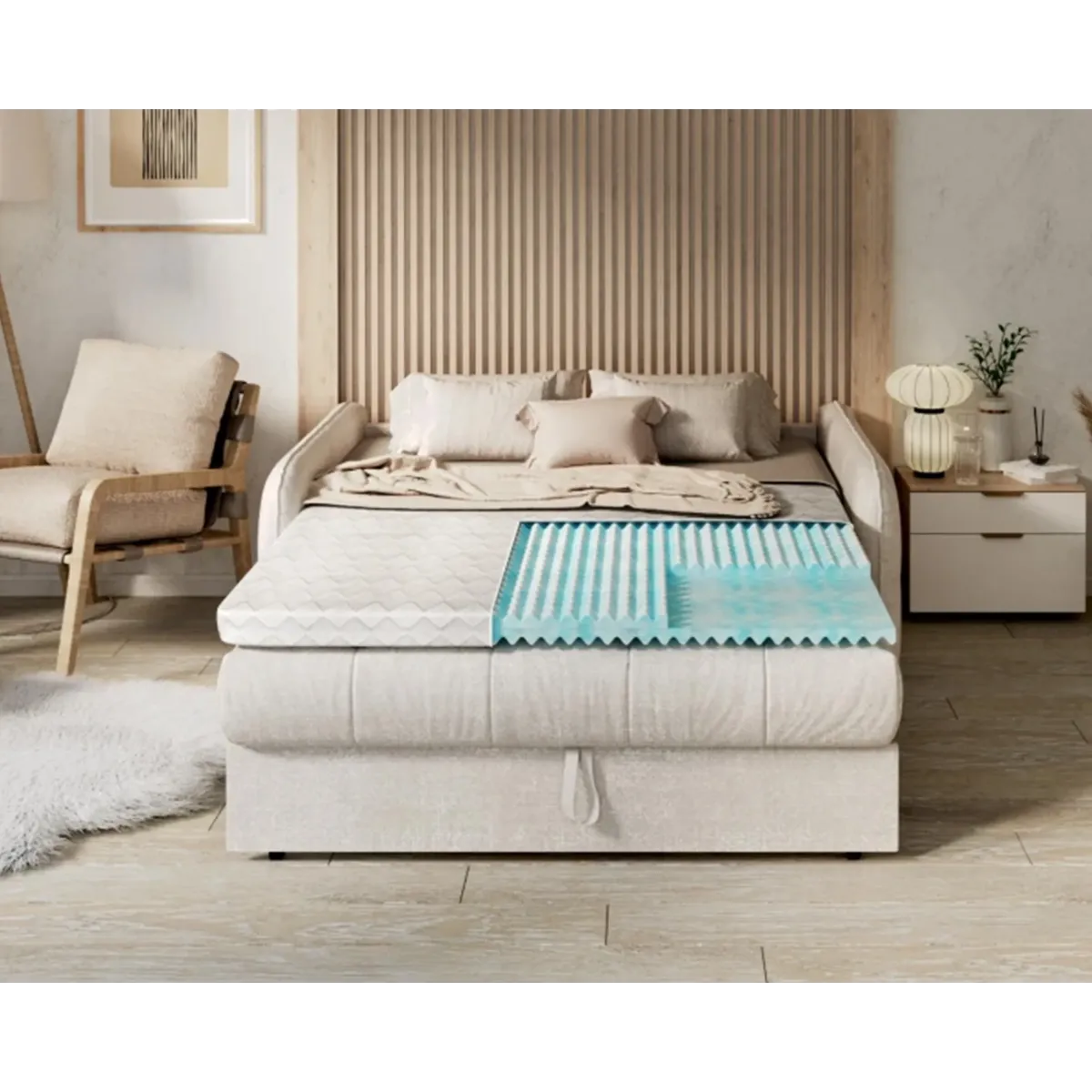 Materac nawierzchniowy MALTA DOUBLE FDM