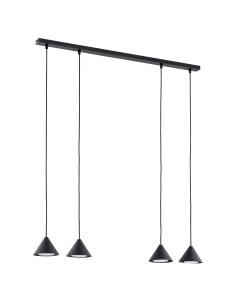Lampa wisząca ELIT 4 BLACK EMIBIG