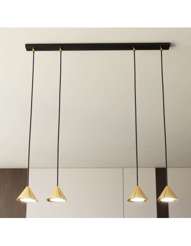 Lampa wisząca ELIT 4 GOLD EMIBIG