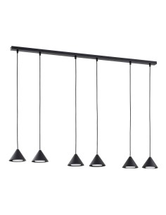 Lampa wisząca ELIT 6 BLACK EMIBIG