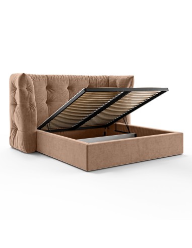 Łóżko tapicerowane PEONY LAVERTO PODNOSZONE