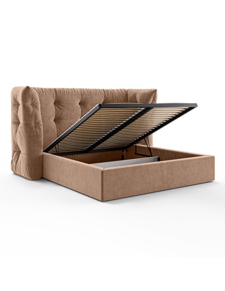 Łóżko tapicerowane PEONY LAVERTO PODNOSZONE