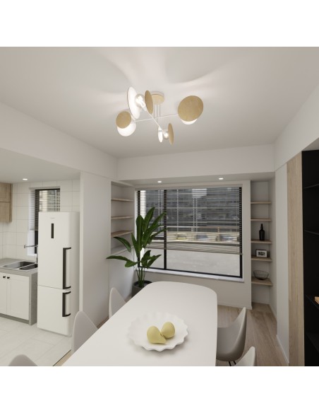 Lampa sufitowa ZITA 4 WHITE EMIBIG