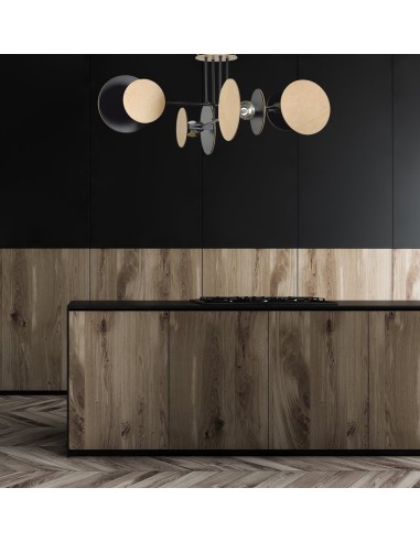 Lampa sufitowa ZITA 4 BLACK EMIBIG