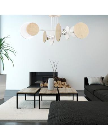 Lampa sufitowa ZITA 4 WHITE EMIBIG