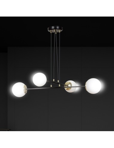 Lampa wisząca OGNIS 4 BLACK EMIBIG