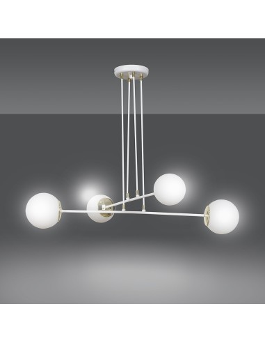 Lampa wisząca OGNIS 4 WHITE EMIBIG