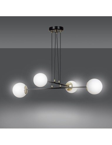 Lampa wisząca OGNIS 4 BLACK EMIBIG