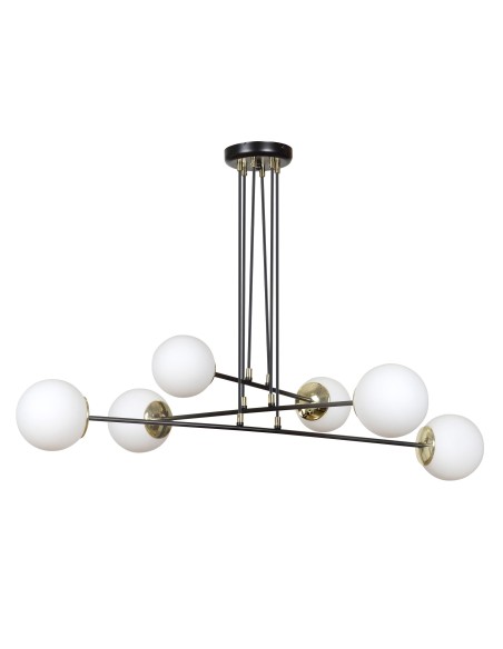 Lampa wisząca OGNIS 6 BLACK EMIBIG