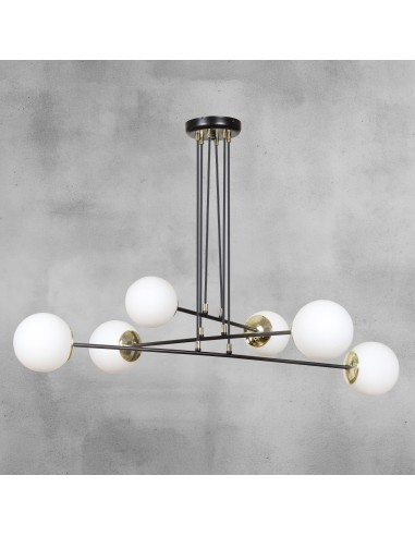 Lampa wisząca OGNIS 6 BLACK EMIBIG