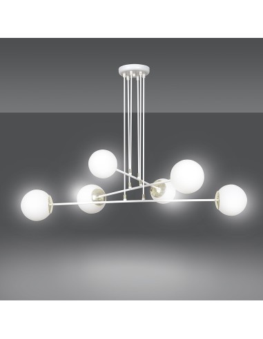 Lampa wisząca OGNIS 6 WHITE EMIBIG