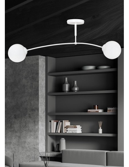 Lampa sufitowa PREGOS 2 WHITE EMIBIG