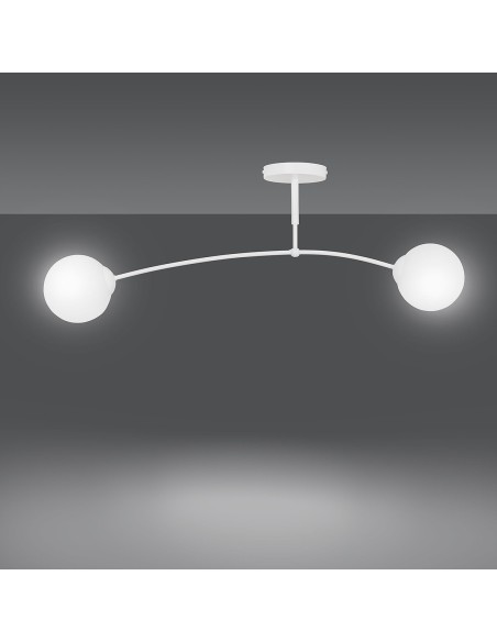 Lampa sufitowa PREGOS 2 WHITE EMIBIG