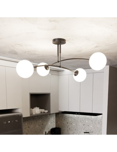 Lampa sufitowa PREGOS 4 BLACK EMIBIG