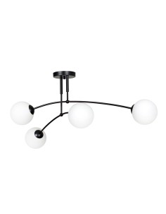 Lampa sufitowa PREGOS 4 BLACK EMIBIG