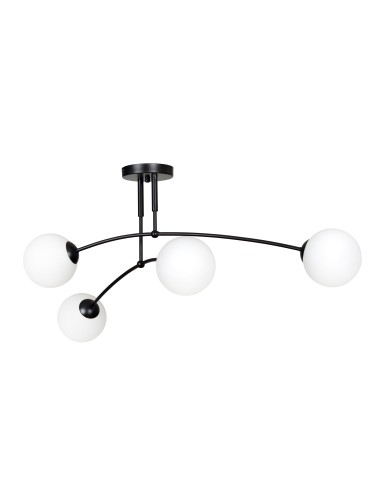 Lampa sufitowa PREGOS 4 BLACK EMIBIG