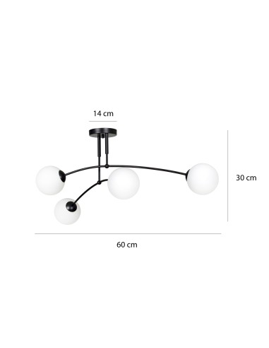 Lampa sufitowa PREGOS 4 EMIBIG