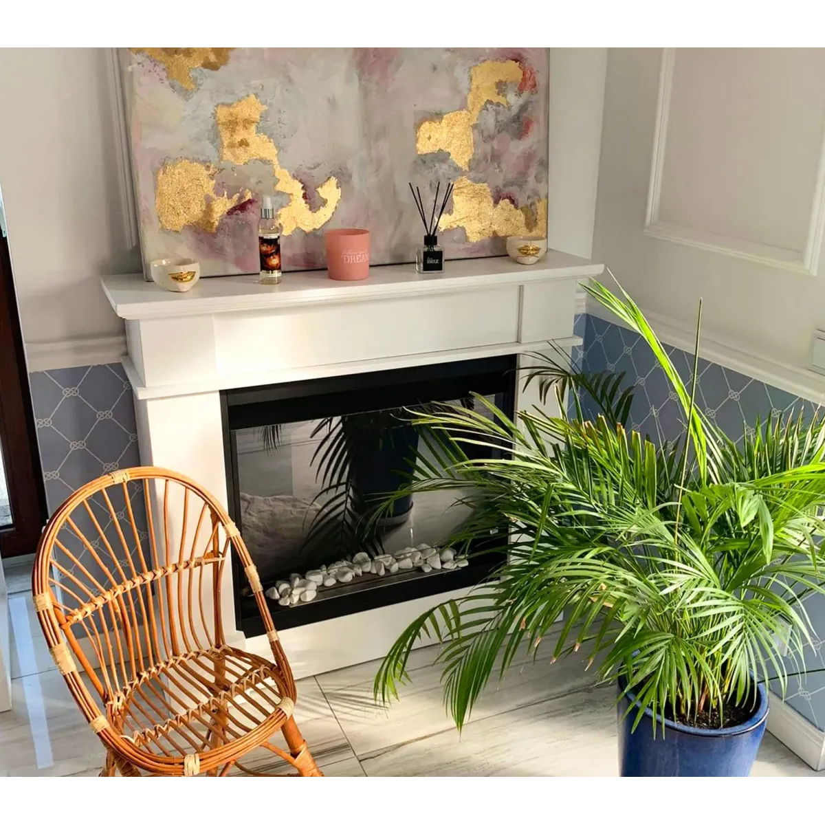 Biokominek portalowy PULA z szybą