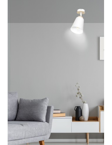 Lampa sufitowa ATLAS 1 WHITE EMIBIG