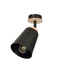 Lampa sufitowa ATLAS 1 BLACK EMIBIG