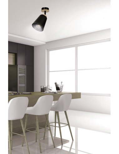 Lampa sufitowa ATLAS 1 BLACK EMIBIG